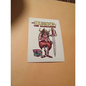 1983 General Mills Zero Heroes Trading Card Sticker Card Vintage #17